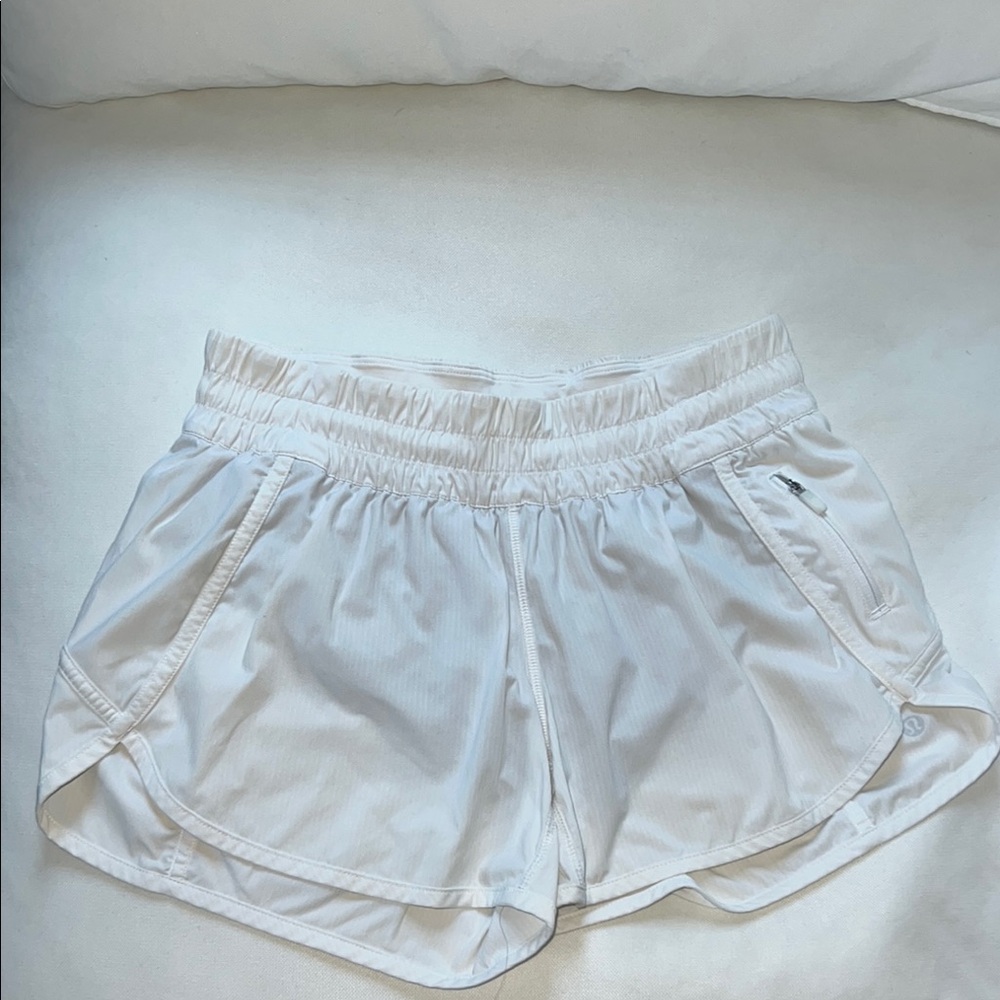 Lululemon Women's White Athletic Shorts